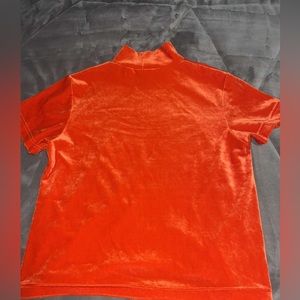Orange felt shirt
